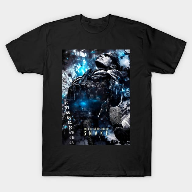 Metal Gear Solid Snake T-Shirt by syanart